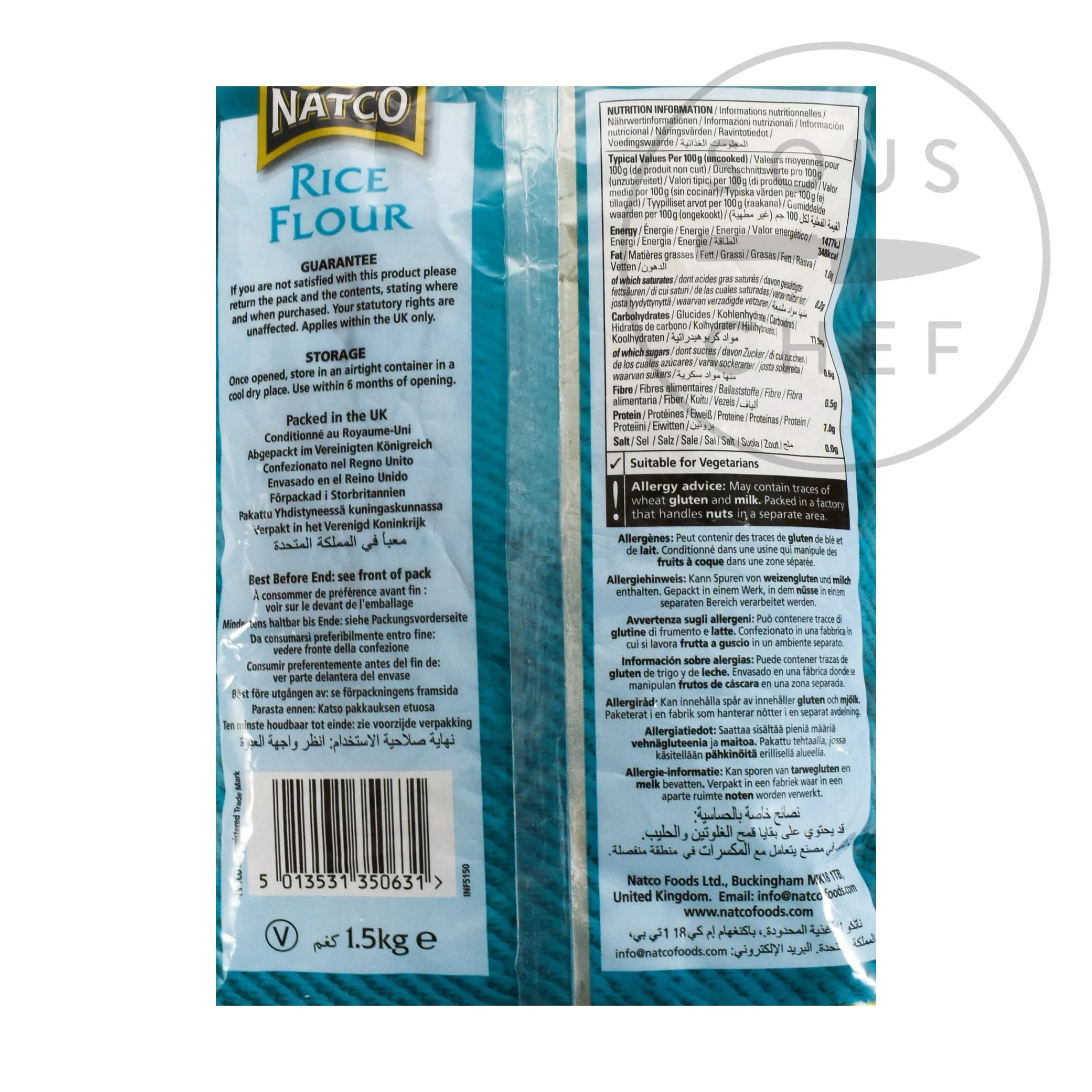 Rice Flour, 1.5kg Ingredients Brands|Indian Ingredients