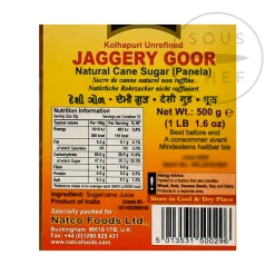 Clearance Unrefined Jaggery, 500g Indian Ingredients|Baking Ingredients