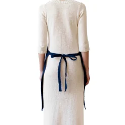 Online Navy Daily Linen Apron Kitchen Textiles & Clothing