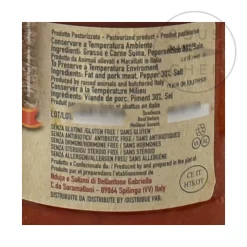 Outlet Nduja, 180g Italian Ingredients|Sauces & Condiments