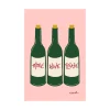 Hot More Wine Please Tea Towel Kitchen Textiles & Clothing