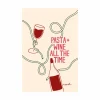 New Pasta and Wine Tea Towel Kitchen Textiles & Clothing