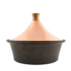 Clearance Copper Tagine with Spun Iron Base, 7 litre Made In The Uk|Pots & Pans