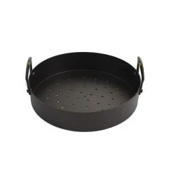 Hot Spun Iron Chestnut & Barbecue Pan Pots & Pans