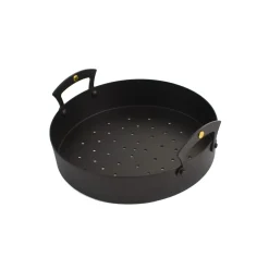 Hot Spun Iron Chestnut & Barbecue Pan Pots & Pans