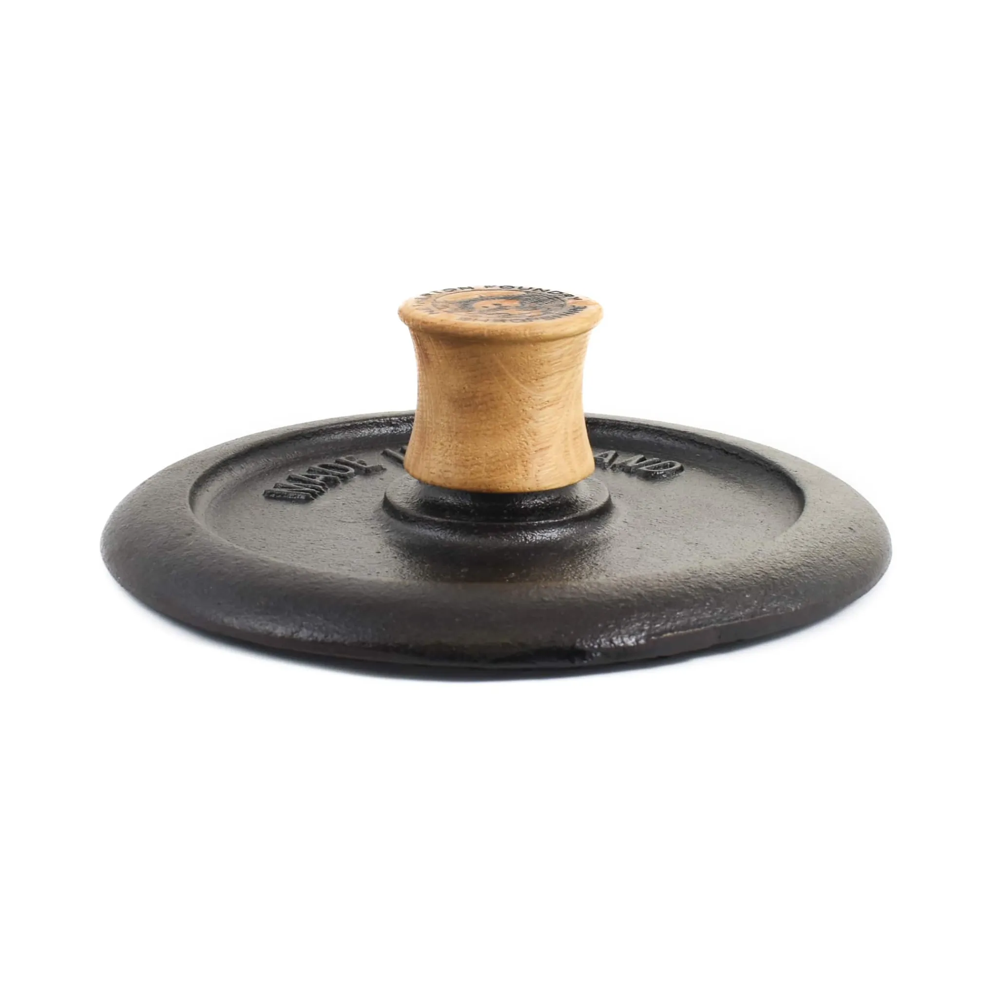 Hot Spun Iron Ridges Cooking Press, 7" Bbq & Smoking