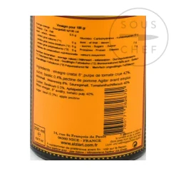 Tomato & Basil Vinegar, 200ml Ingredients Brands|French Ingredients