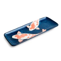 Nishikigoi Sushi Plate, 31cm Plates|Japanese Tableware