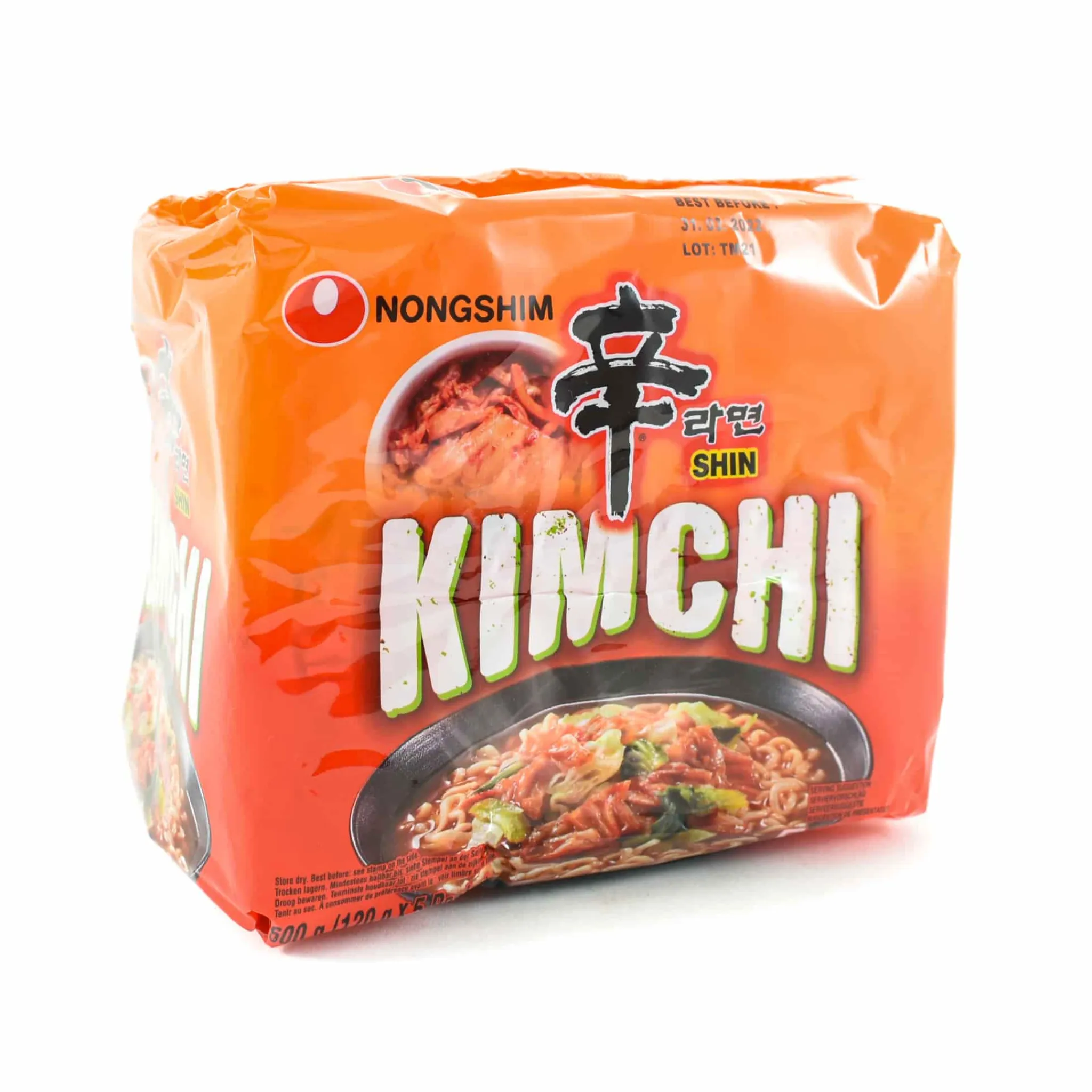 New Kimchi Ramyun, 5x120g Ingredients Brands|Southeast Asian Ingredients