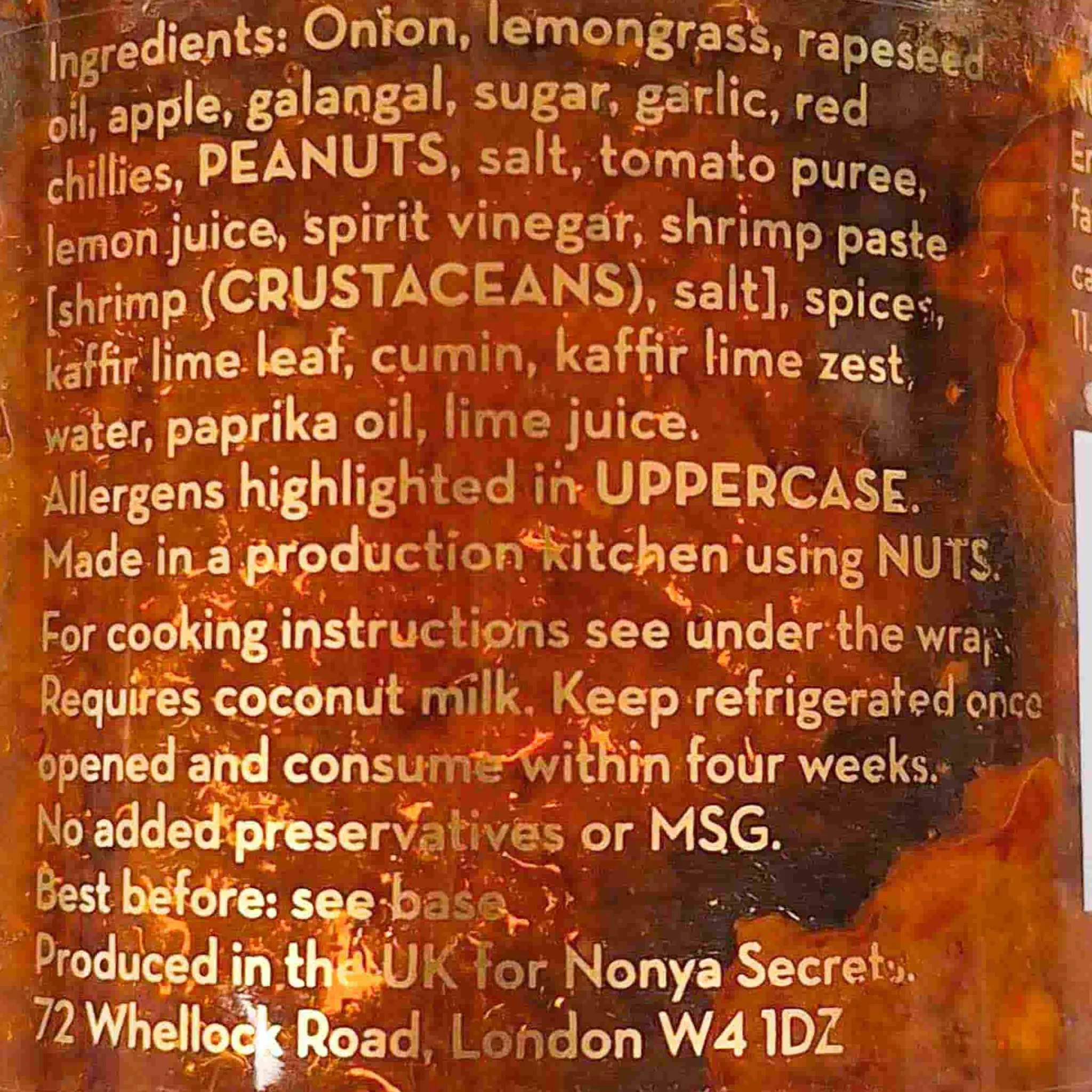 Hot Panang Curry Mix, 170g Southeast Asian Ingredients|Sauces & Condiments