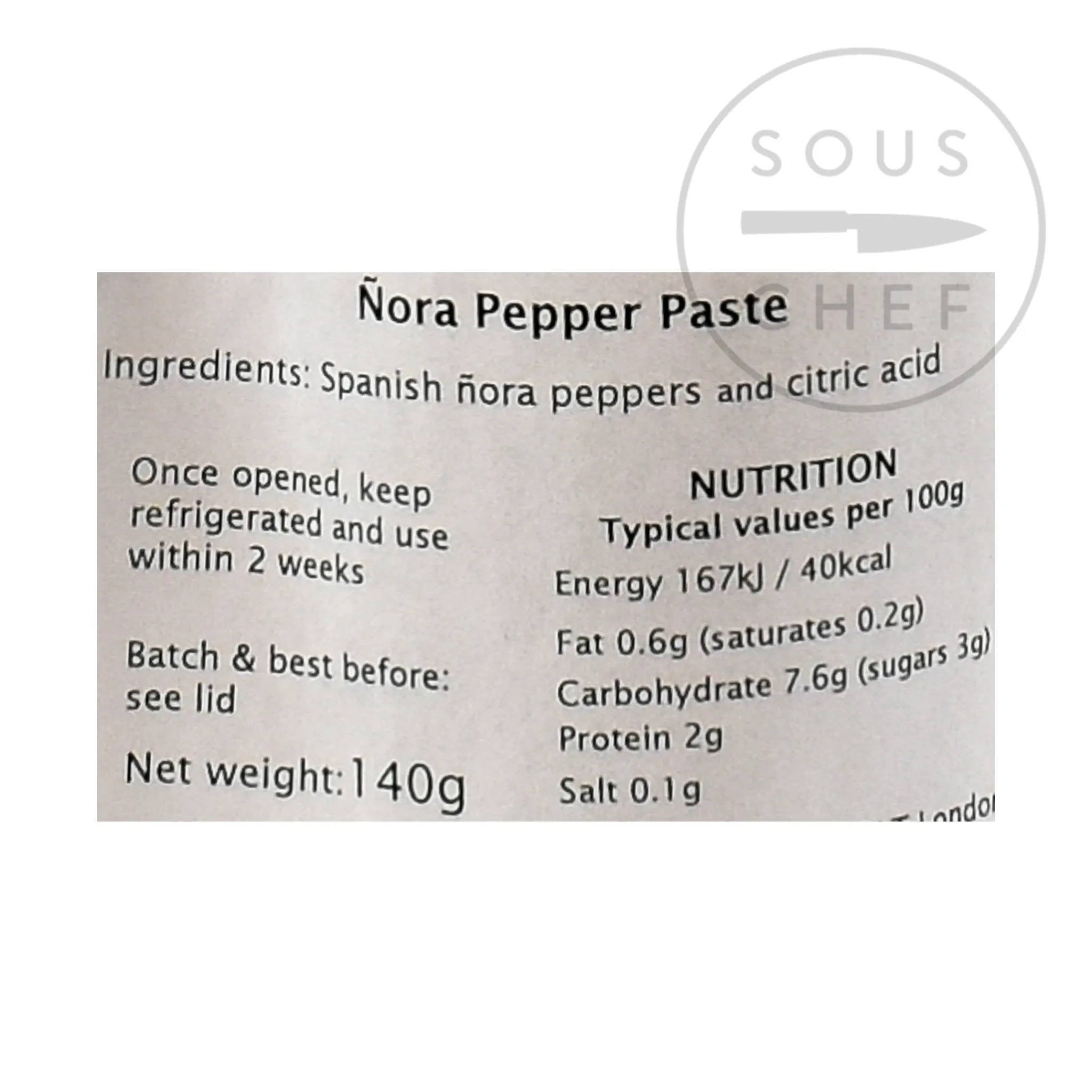 New Nora Pepper Paste, 140g Spanish Ingredients|Sauces & Condiments