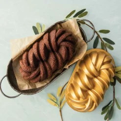 New Gold Braided Loaf Pan Baking Supplies & Equipment