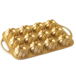 Clearance Gold Braided Mini Bundt Pan Baking Supplies & Equipment