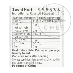 Clearance Nori Sheets, 28g Japanese Ingredients|Vegetables