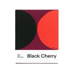 Best Organic Dark Chocolate & Black Cherry Chocolate Bar, 70g Made In The Uk|Chocolate & Sweets