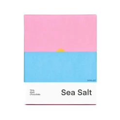 Clearance Organic Dark Chocolate & Sea Salt Chocolate Bar, 70g Ingredients Brands|Made In The Uk