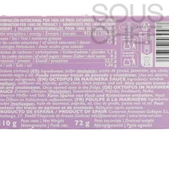 Octopus Mariniere, 110g Ingredients Brands|Spanish Ingredients