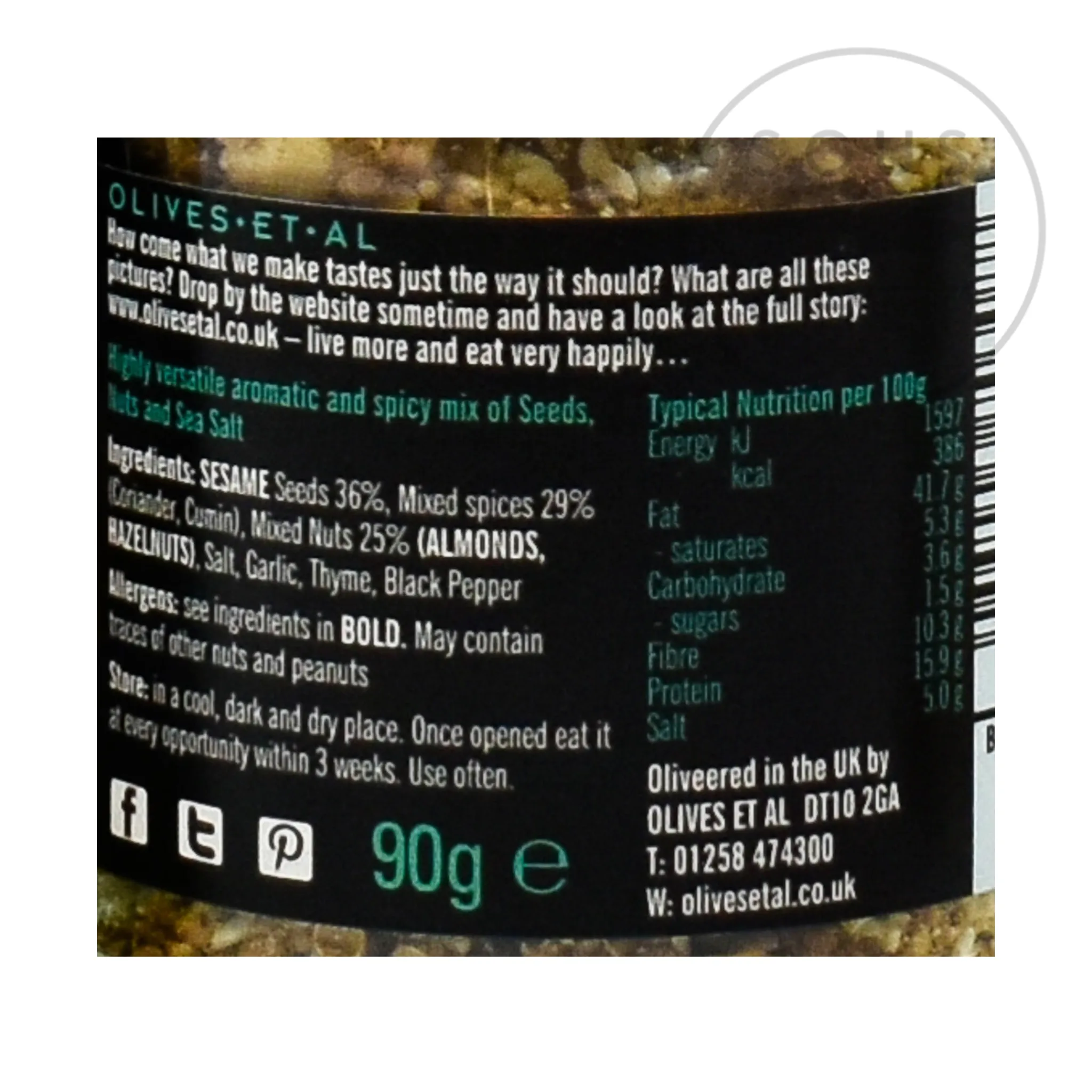 New Egyptian Dukkah, 90g Ingredients Brands|Middle Eastern Ingredients