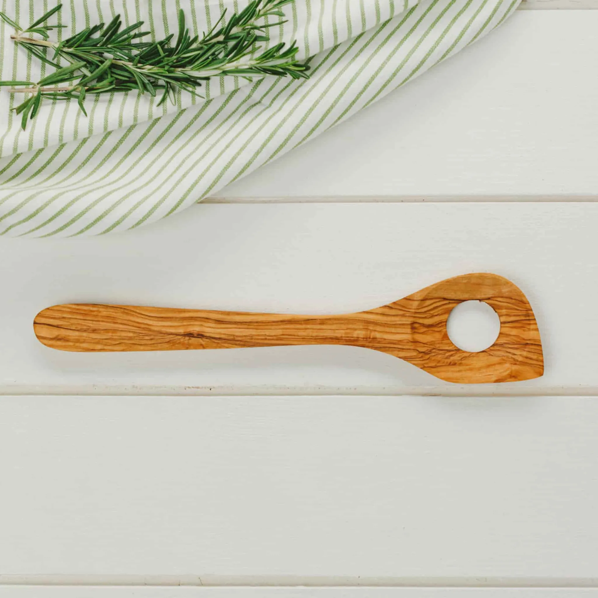 Discount Olive Wood Risotto Spoon, 30cm Middle Eastern Ingredients|Kitchen Tools & Utensils