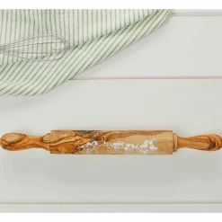 Best Olive Wood Rolling Pin, 40cm Middle Eastern Ingredients|Kitchen Tools & Utensils