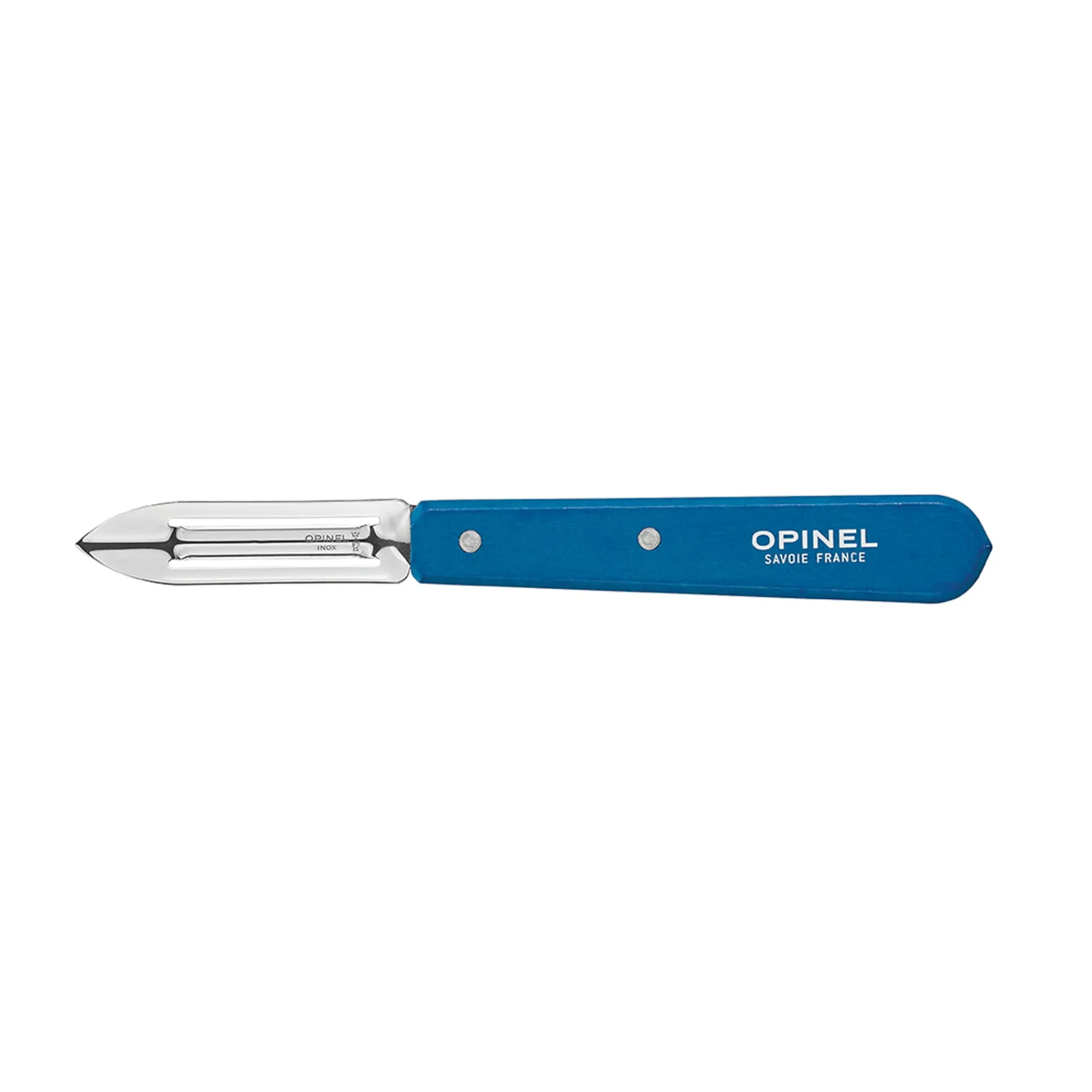 New No 115 Blue Beechwood Handle Peeler, 6cm Kitchen Tools & Utensils