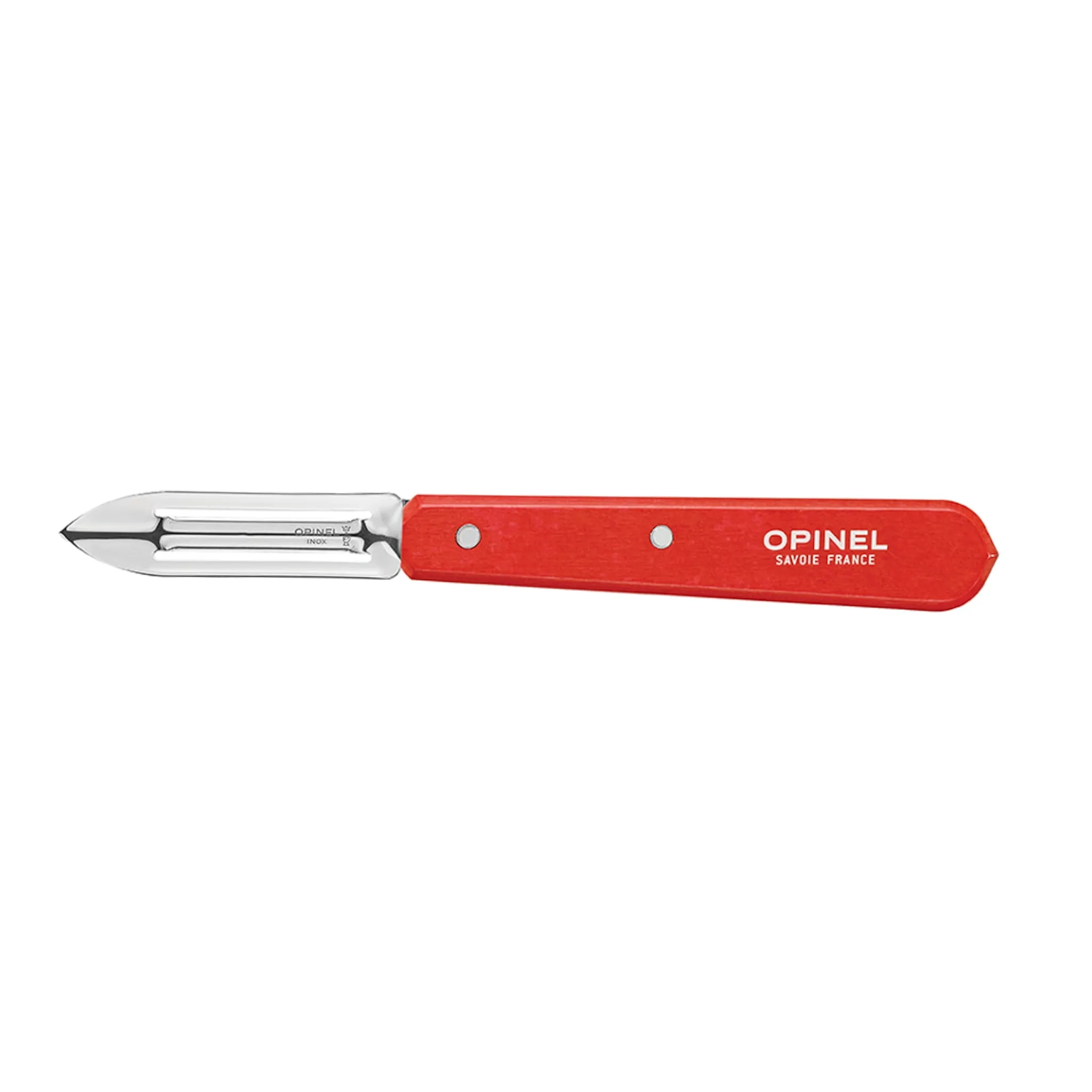 Outlet No 115 Red Beechwood Handle Peeler, 6cm Kitchen Tools & Utensils