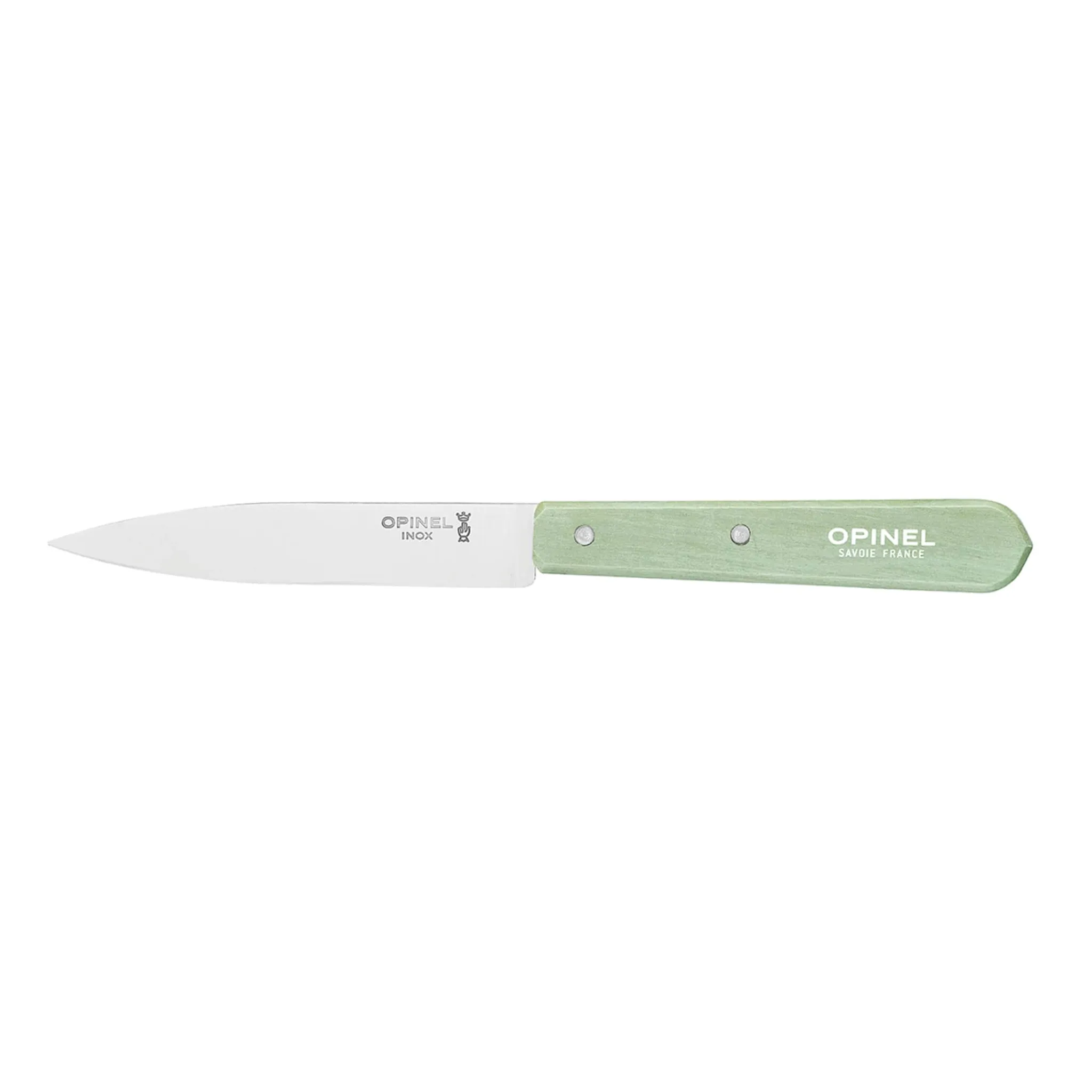 Discount No 112 Sage Beechwood Handle Paring Knife, 10cm Kitchen Knives