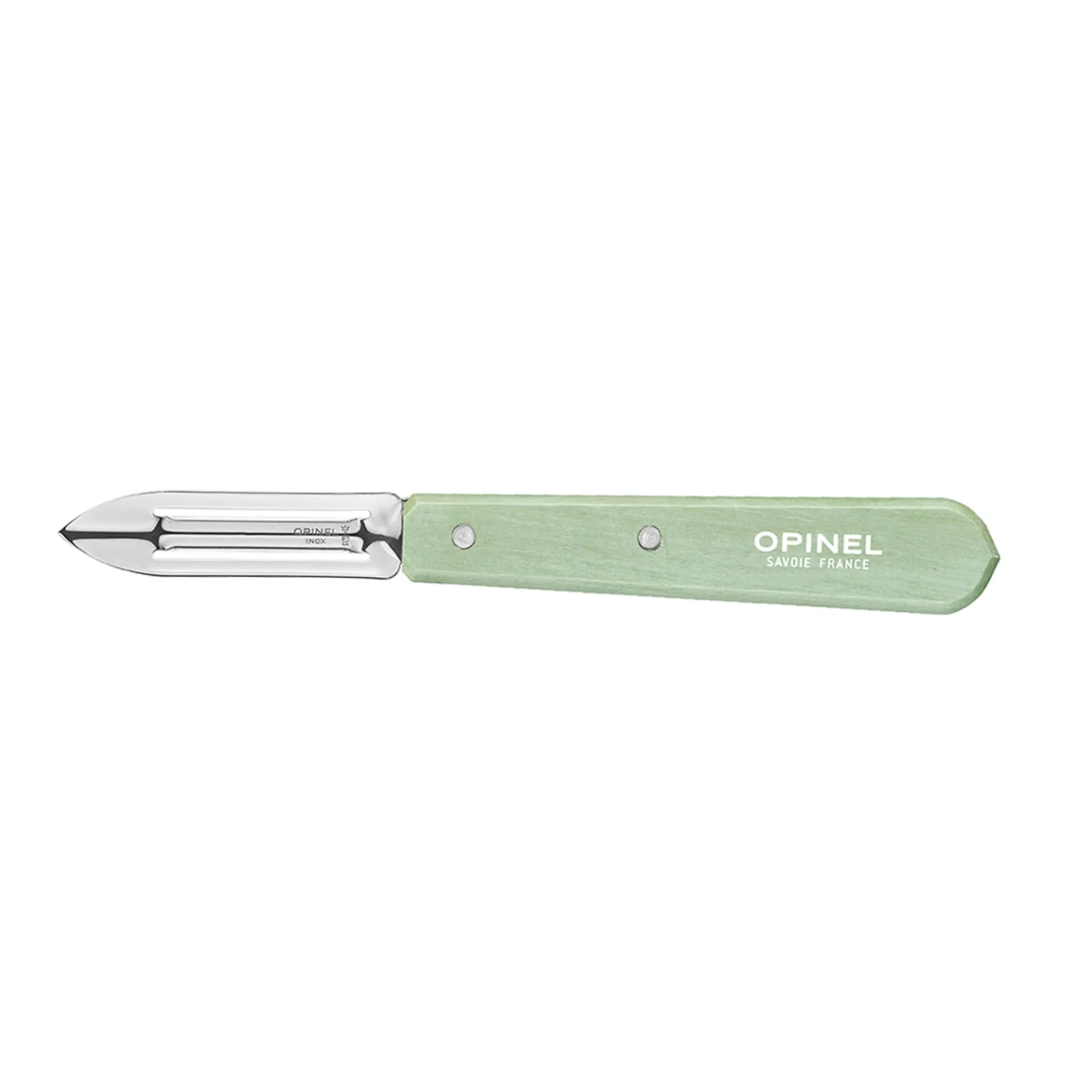 Hot No 115 Sage Beechwood Handle Peeler, 6cm Kitchen Tools & Utensils