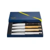 Outlet Set of 4 Facette Mixed Wood Table Knives Kitchen Knives