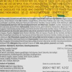 Clearance Salted Caramel Oatm*lk Chocolate Bar, 120g Chocolate & Sweets|Ingredients Brands