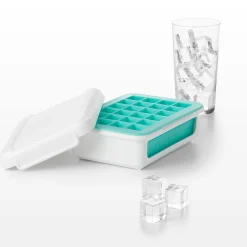 New Covered Silicone Cocktail Ice Cube Tray Cocktail Making & Barware