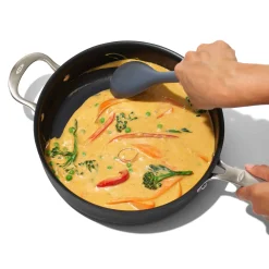 Clearance Grey Silicone Chop & Stir Cooking Spoon Kitchen Tools & Utensils