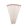 Pack of 10 Copper Plated Garnish Cocktail Picks Cocktail Making & Barware