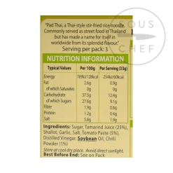 Pad Thai Stir Fry Sauce, 100g Ingredients Brands|Southeast Asian Ingredients