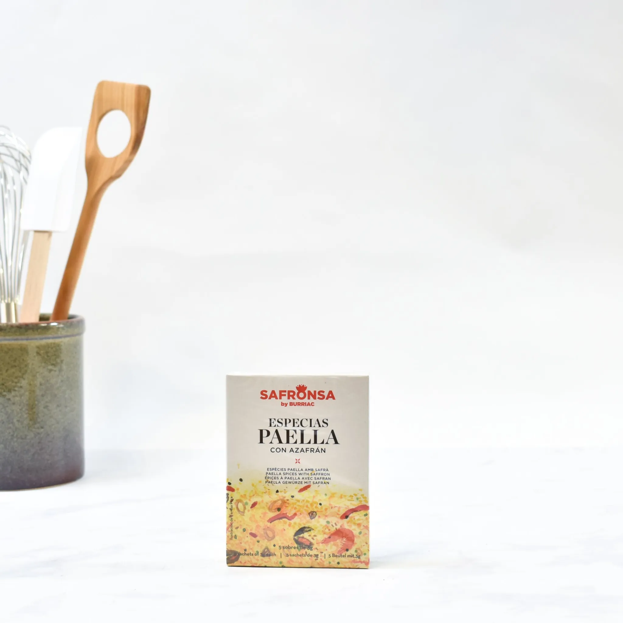New Paella Seasoning Sachets, 5 x 3g Spanish Ingredients|Herbs & Spices