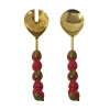 Pair of Strawberry Salad Servers Cutlery|Tableware Brands