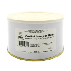 Clearance Candied Orange In Strips, 2kg Ingredients Brands|Italian Ingredients