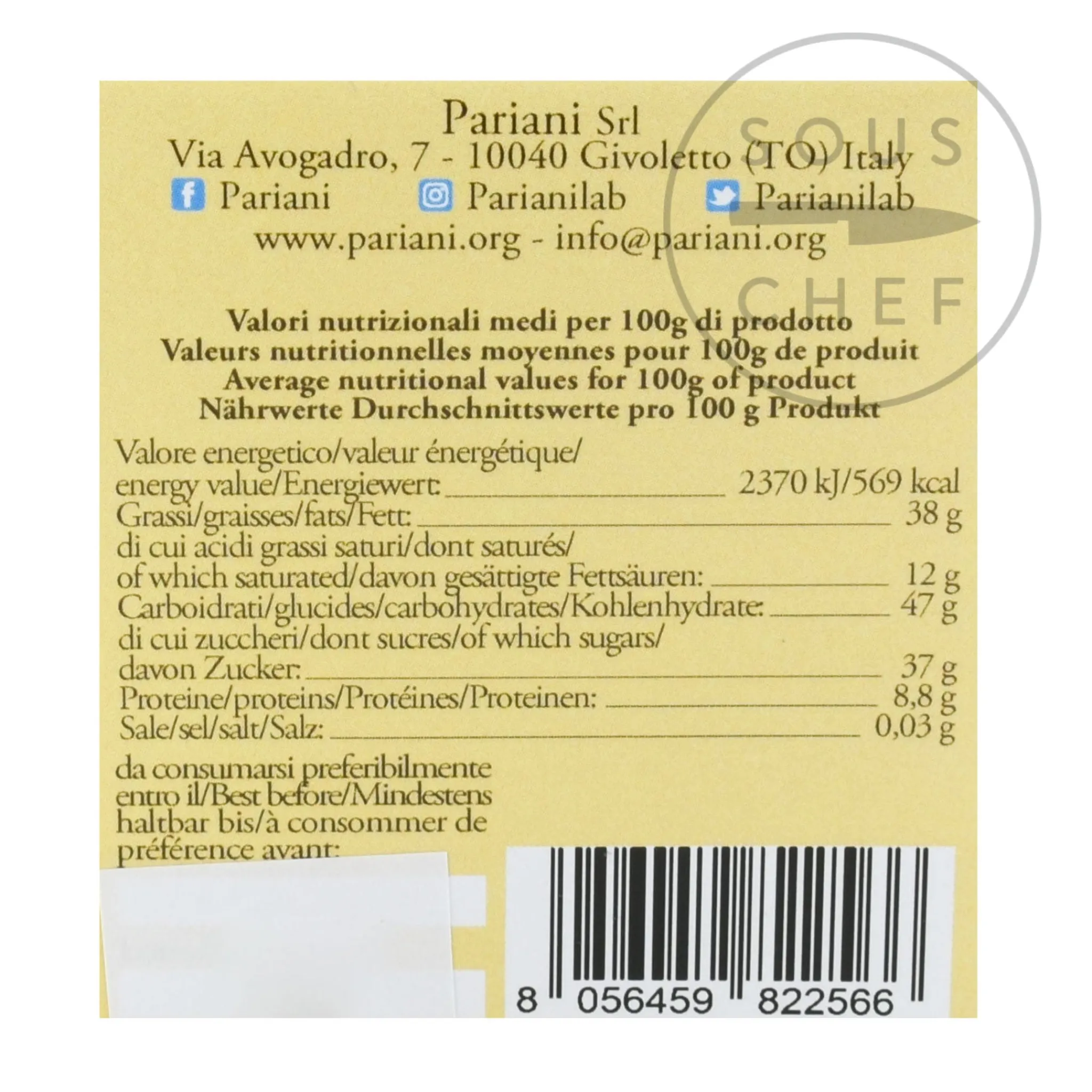Sale Hazelnut and White Chocolate Pralines, 100g Ingredients Brands|Italian Ingredients