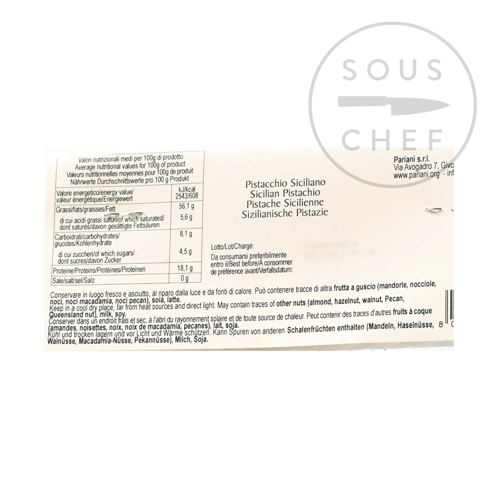 Discount Whole Sicilian Pistachio, 100g Ingredients Brands|Italian Ingredients