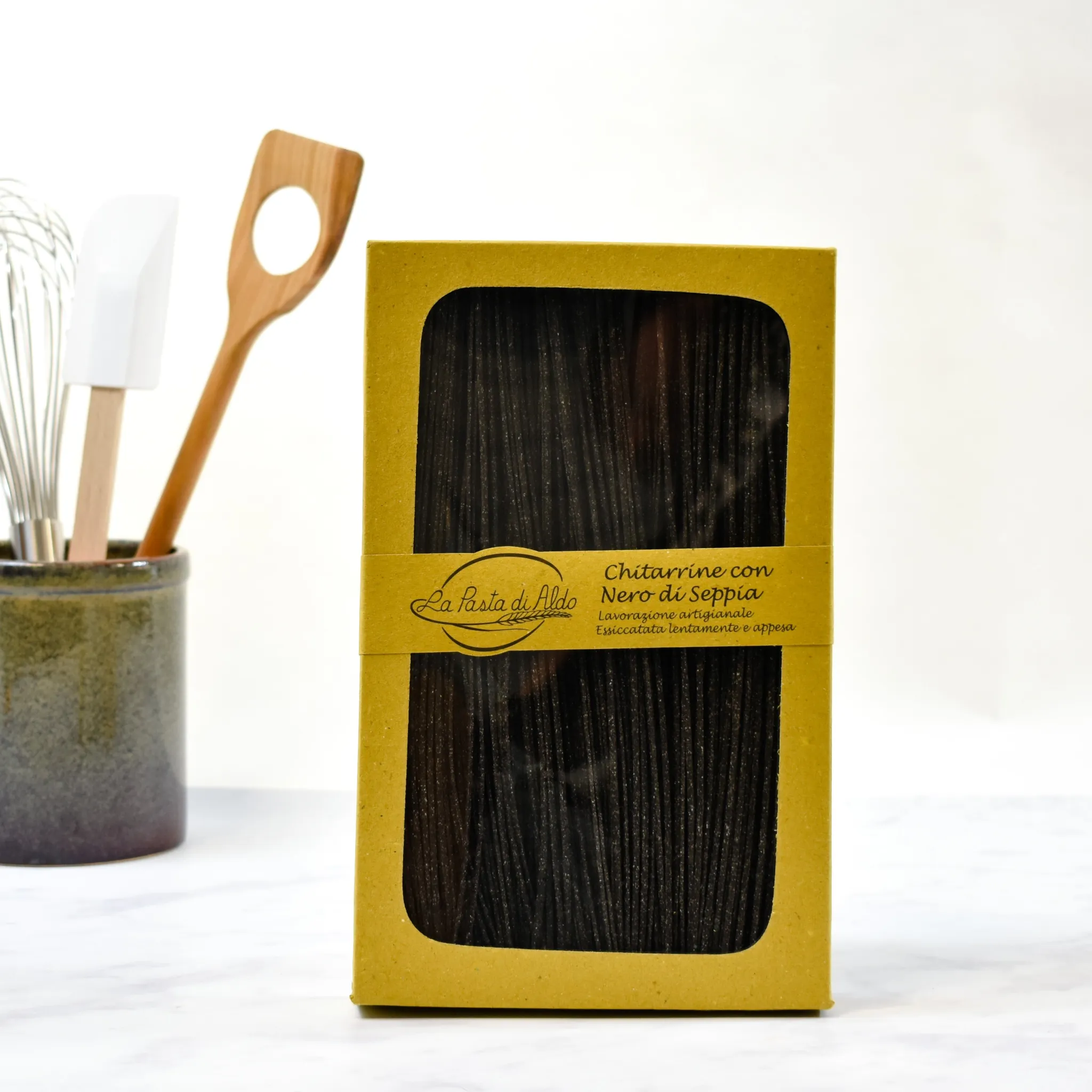 Online Cuttlefish Ink Chitarrine Egg Pasta, 250g Ingredients Brands|Italian Ingredients