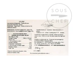 Filini Egg Pasta, 250g Ingredients Brands|Italian Ingredients