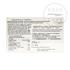Best Truffle Tagliatelle Egg Pasta, 250g Ingredients Brands|Italian Ingredients
