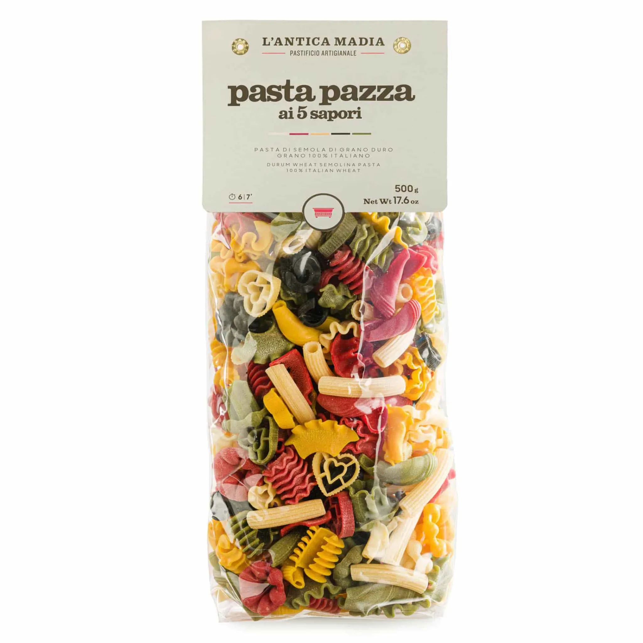 Clearance Pasta L'Antica Multicolour Pasta Pazza, 500g Ingredients Brands|Pasta, Rice & Beans