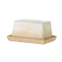 Sale Paula Cream Stoneware Butter Dish Tableware Brands