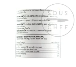 Outlet Castellana Lentils, 700g Ingredients Brands|Spanish Ingredients