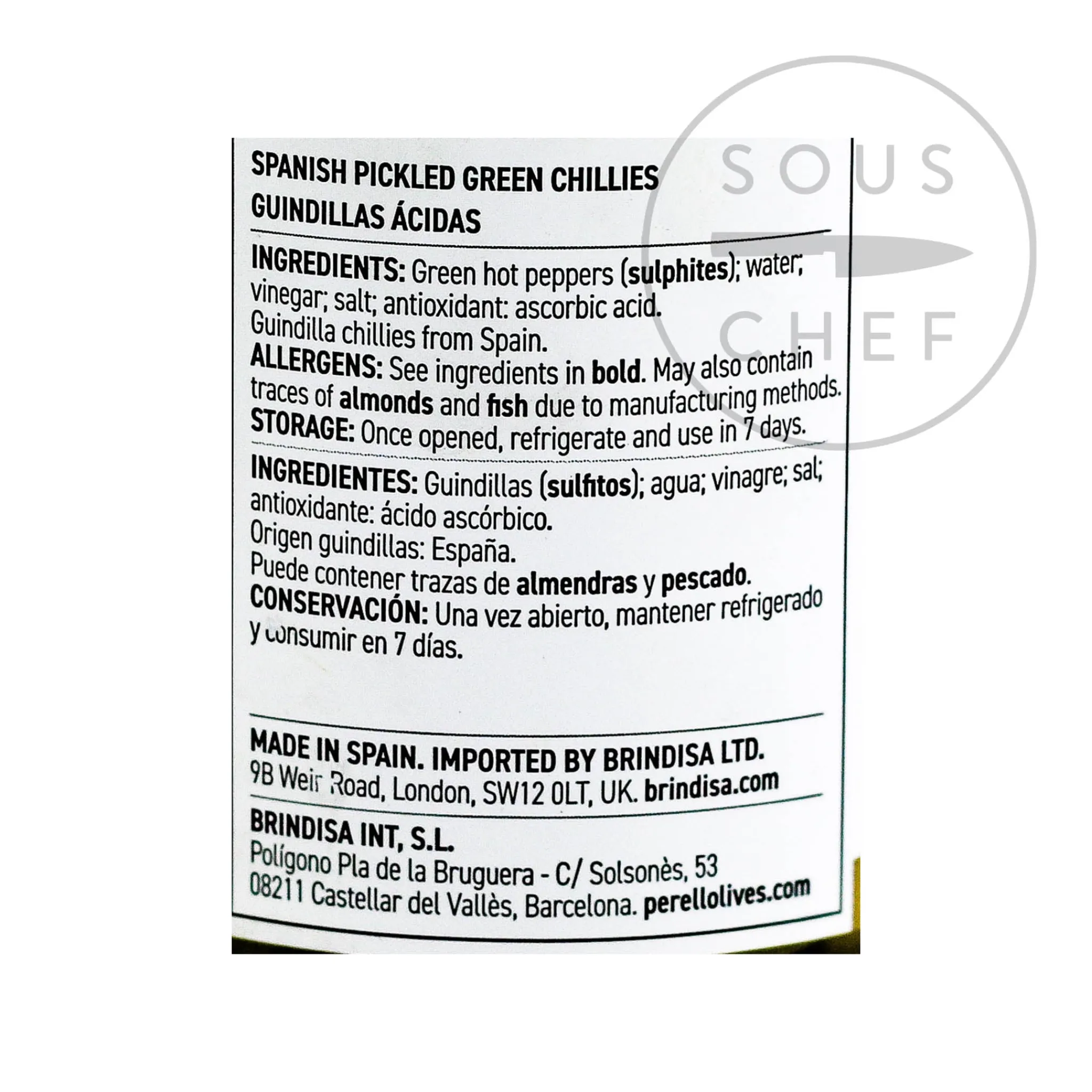 Hot Guindilla Peppers, 345g Spanish Ingredients|Vegetables
