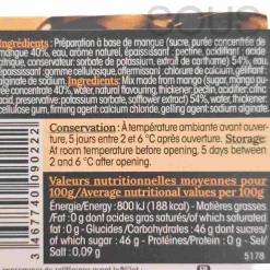 New Perles de Saveurs Mango Flavour Pearls French Ingredients|Baking Ingredients