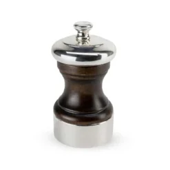 Best Palace Wood & Silver Plated Pepper Mill, 10cm Table Setting|Kitchen Tools & Utensils