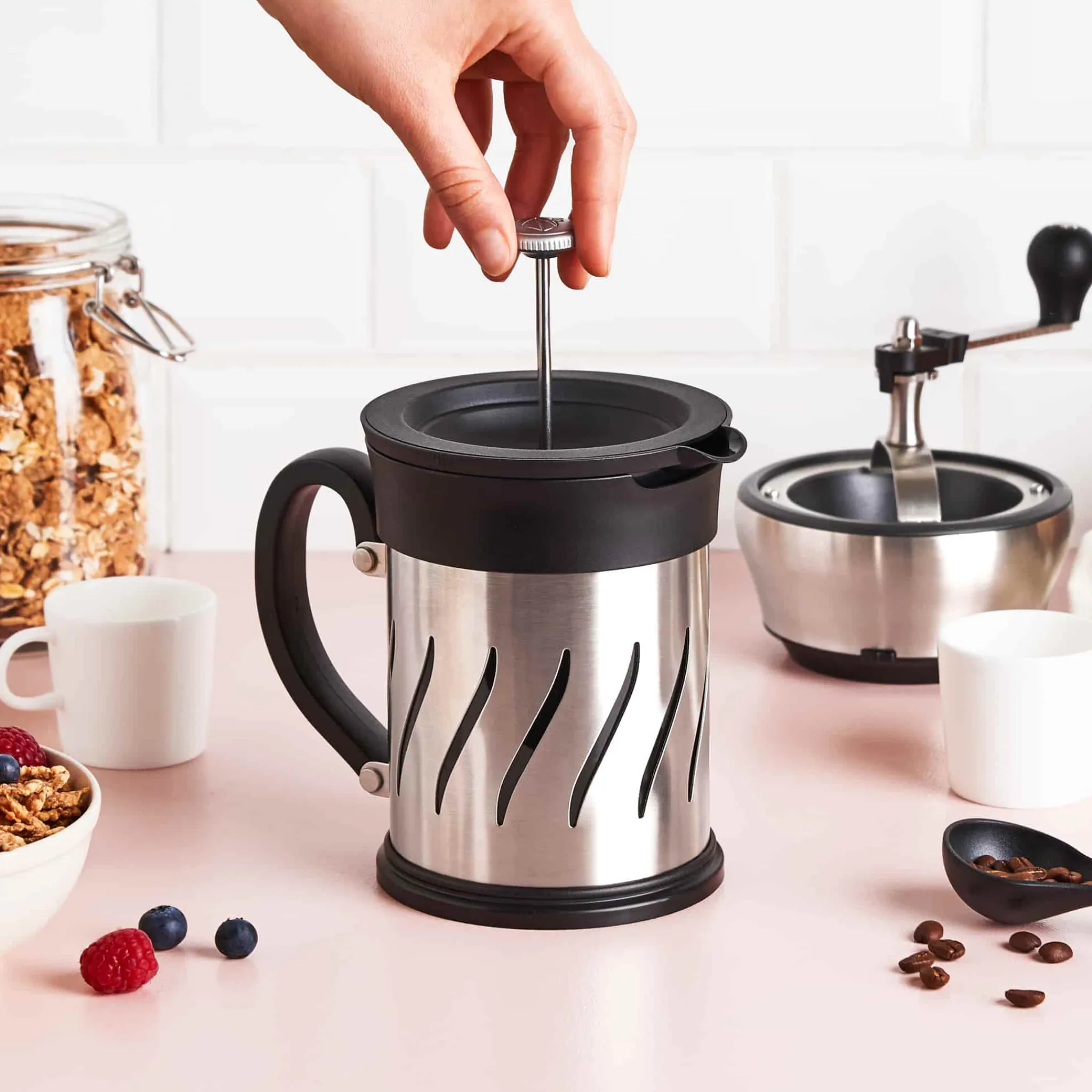 Best Paris Press Coffee Mill and French Press, 15cm Tableware Brands