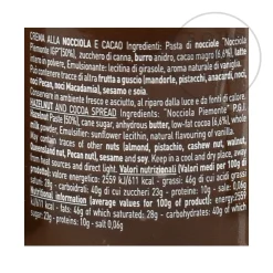 Online Piemonte Hazelnut Gianduja Spread, 200g Italian Ingredients|Jam, Honey & Spreads